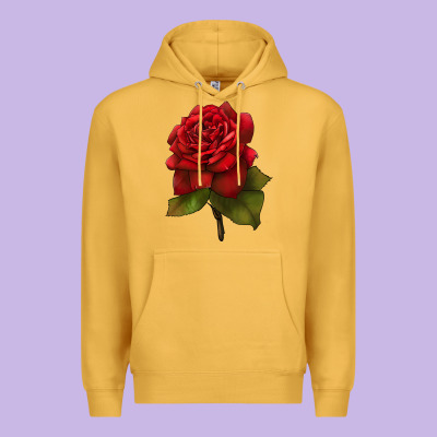 Oklahoma Rose Illustrations Premium Hoodie Designed By Lillyallendesigns