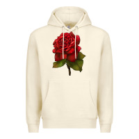 Sandshell Oklahoma Rose Illustrations Premium Hoodie - LillyAllenDesigns