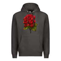 Smoke Oklahoma Rose Illustrations Premium Hoodie - LillyAllenDesigns