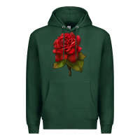 Sports Green Oklahoma Rose Illustrations Premium Hoodie - LillyAllenDesigns