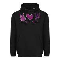 Black peace love dance Heavyweight Hoodie - MaliasSmallBusiness