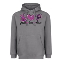 Peace Love Dance Heavyweight Hoodie | Teevron