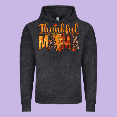 Thankful Mama Vintage Hoodie Designed By Texasbilliewilder
