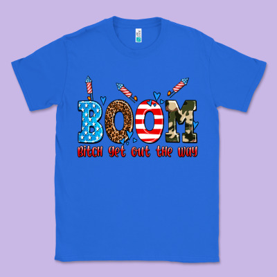 Boom Bitch Get Out The Way Classic Tee Designed By Adodesignshop