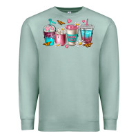 Seafoam mom fuel coffee cups Premium Sweatshirt - NancyCooperArtShop