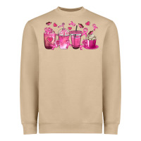Mushroom Breast Cancer Coffee Cups Heavyweight Sweatshirt - texasbilliewilder