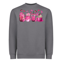 Storm Breast Cancer Coffee Cups Heavyweight Sweatshirt - texasbilliewilder