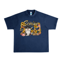 Navy senior 2023 Urban Heavy Tee - RacoonDesign