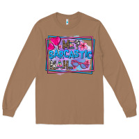 Toasted Coconut me sarcastic nah Long Sleeve Tee - AdoDesignShop