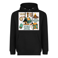 Black camping life Heavyweight Hoodie - MaliasSmallBusiness