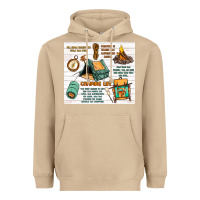Mushroom camping life Heavyweight Hoodie - MaliasSmallBusiness