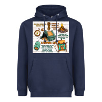 Navy camping life Heavyweight Hoodie - MaliasSmallBusiness