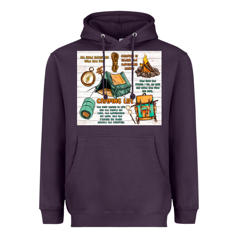 Camping Life Heavyweight Hoodie by MaliasSmallBusiness | Teevron