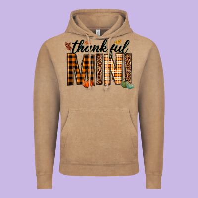 Thankful Mini Vintage Hoodie Designed By Texasbilliewilder
