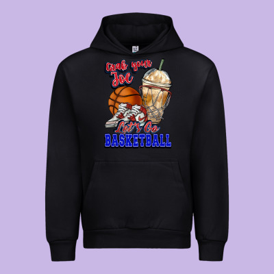 Grab Your Joe Let's Go Basketball Urban Hoodie Designed By Nancycooperartshop