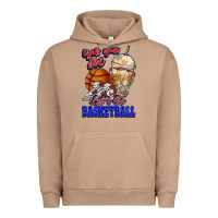 Pigment Burro Grab your joe let's go Basketball Urban Hoodie - NancyCooperArtShop