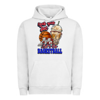 Pigment Lunar Rock Grab your joe let's go Basketball Urban Hoodie - NancyCooperArtShop