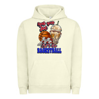 Pigment Pistachio Grab your joe let's go Basketball Urban Hoodie - NancyCooperArtShop