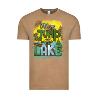 Vintage Coffee let's go jump in the lake Vintage Tee - HRA Design Shop