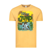 Vintage Mustard let's go jump in the lake Vintage Tee - HRA Design Shop