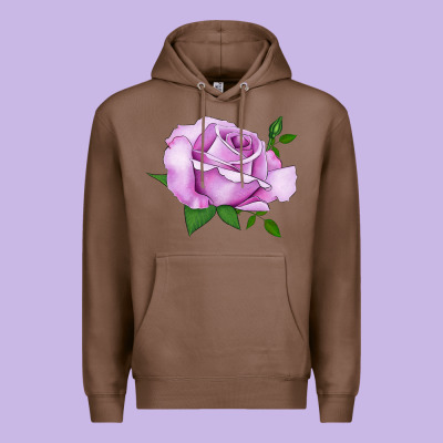 Life's Little Pleasures Rose Premium Hoodie Designed By Lillyallendesigns