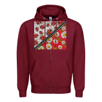 Burgundy ladybug Zipper Hoodie - BarkalooDesign
