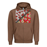 Chestnut ladybug Zipper Hoodie - BarkalooDesign