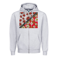 Heather Grey ladybug Zipper Hoodie - BarkalooDesign