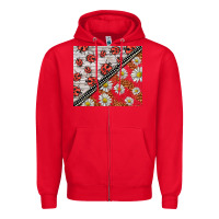 Red ladybug Zipper Hoodie - BarkalooDesign