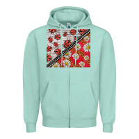 Seafoam ladybug Zipper Hoodie - BarkalooDesign
