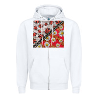 White ladybug Zipper Hoodie - BarkalooDesign