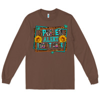 Chestnut spoiler alert i dont care Long Sleeve Tee - AdoDesignShop