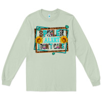 Matcha spoiler alert i dont care Long Sleeve Tee - AdoDesignShop