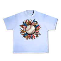 Grape Ice baseball sunflower Urban Heavy Tee - HRA Design Shop