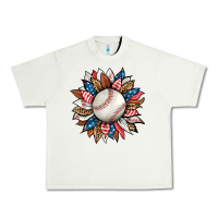 Pistachio baseball sunflower Urban Heavy Tee - HRA Design Shop