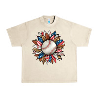 Sandshell baseball sunflower Urban Heavy Tee - HRA Design Shop