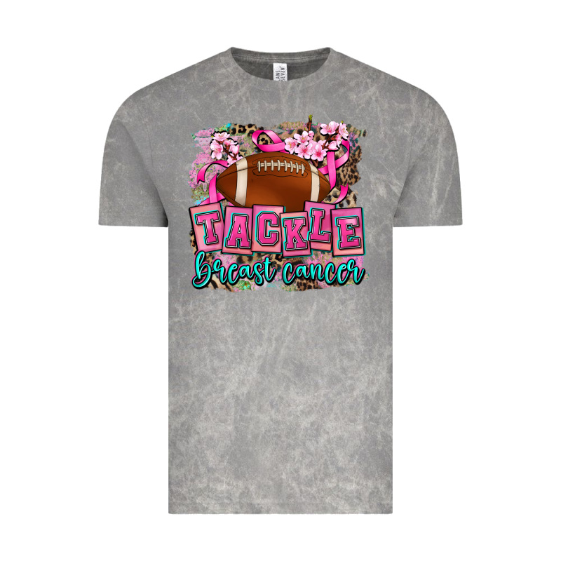 Tackle Breast Cancer Vintage Tee by AdoDesignShop | Teevron