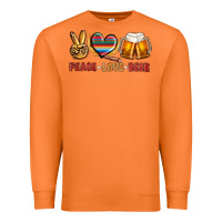 Carrot peace love beer Premium Sweatshirt - NancyCooperArtShop