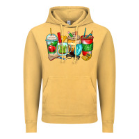 Vintage Mustard teacher coffee cups Vintage Hoodie - Zillion Design Studio