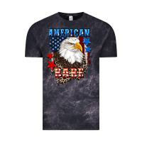 Cloud Black American Babe  4th of july Vintage Tee - CowGirlArtShop