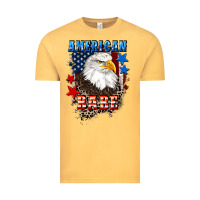 Vintage Mustard American Babe  4th of july Vintage Tee - CowGirlArtShop