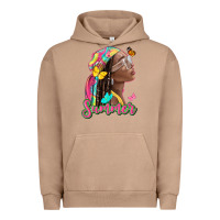 Pigment Burro summer afro Urban Hoodie - NancyCooperArtShop