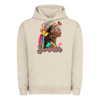 Pigment French Oak summer afro Urban Hoodie - NancyCooperArtShop