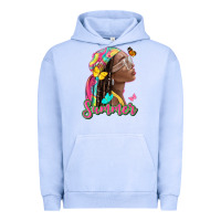 Pigment Grape Ice summer afro Urban Hoodie - NancyCooperArtShop