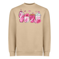 Mushroom breast cancer coffee cups Heavyweight Sweatshirt - Zillion Design Studio