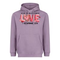 Lavender let all that you do be done in love 1 corinthıans Heavyweight Hoodie - MaliasSmallBusiness