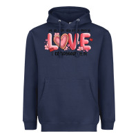 Navy let all that you do be done in love 1 corinthıans Heavyweight Hoodie - MaliasSmallBusiness