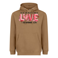 Toasted Coconut let all that you do be done in love 1 corinthıans Heavyweight Hoodie - MaliasSmallBusiness