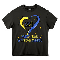 Asphalt world down syndrome symbol Heavy Core Tee - Artiststas