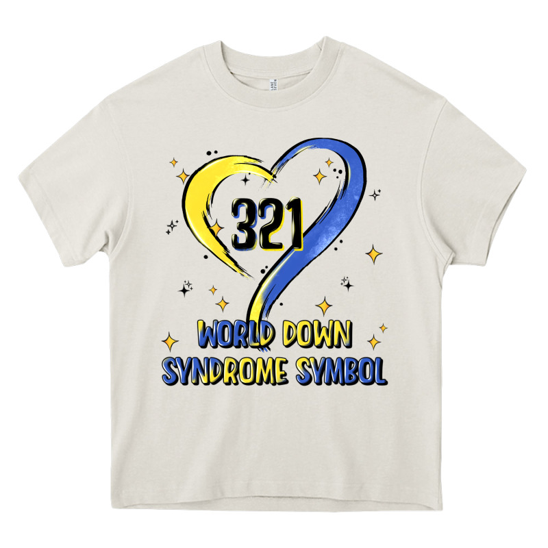World Down Syndrome Symbol Heavy Core Tee by Artiststas | Teevron